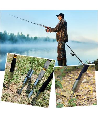 Universal Collapsible Fishing Rod Holder - Stainless Steel Portable & Removable - 2 Pack Angle Holder - Buy Online on GoSupps.com