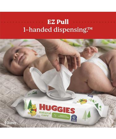 Huggies Natural Care Sensitive Baby Wipes | Unscented & Hypoallergenic | 12 Flip-Top Packs (768 Wipes) - Buy Online on GoSupps.com