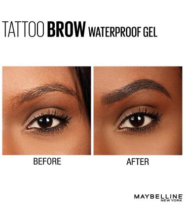 Maybelline TattooStudio Waterproof Eyebrow Gel Makeup - Medium Brown | 0.23 Fl Oz (1 Count) - Buy Online on GoSupps.com