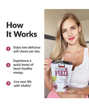 Force Factor Total Beets Energy Chews - Acai Berry Antioxidants, 325mg, 60 Count - Buy Online on GoSupps.com