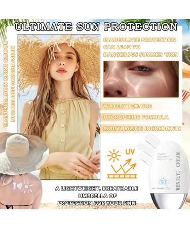 Hydrating Tinted Moisturizer SPF 50 - Lightweight Face Sunscreen & Primer All-Day Wear Sunblock - Buy Online on GoSupps.com