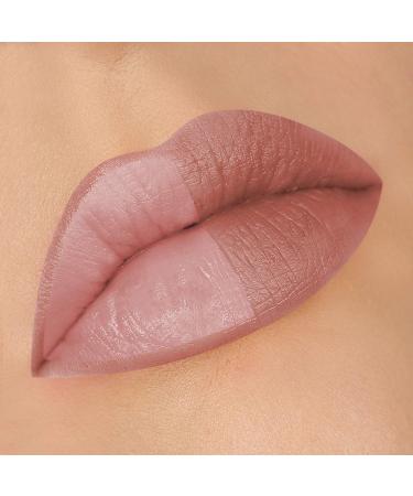 Luxvisage Long-Lasting Waterproof Ultra Matte Lip Pencil-Lipstick 10 Rich Colors, Jojoba Oil, Cottonseed Oil, Vitamins C & E (Angel 201) - Buy Online on GoSupps.com