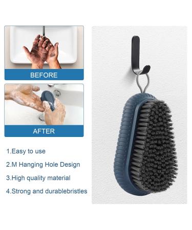 2-Piece Hand Washing & Nail Brush Set - Multi-Purpose Plastic Cleaning Brushes for Bathroom Toilet Sink & Workshop - Buy Online on GoSupps.com