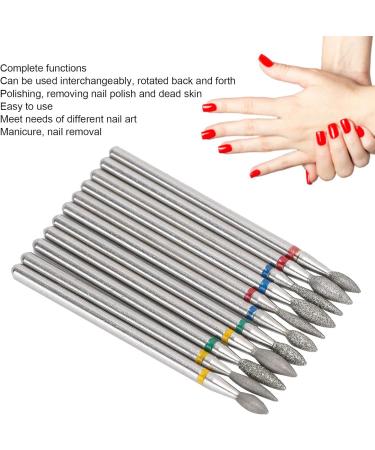 Professional Diamond Nail Drill Bits Set for Acrylic Gel Nails - Electric Manicure File Kit - Buy Online on GoSupps.com