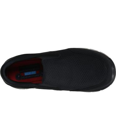 Skechers Men's Flex Advantage Sr Mcallen-m 15 Black - Comfortable Slip-resistant Work Shoe - Buy Online on GoSupps.com