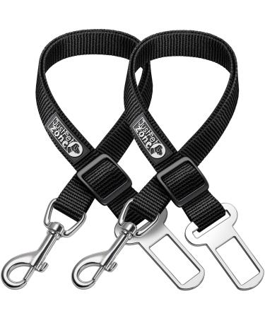 Adjustable Dog Safety Belt for Car-Dog Seat Belt for Car -Dog Car Harness | Pet Travel Accessories. (Black) - Buy Online on GoSupps.com