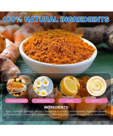 Turmeric Cleansing Pads 60pcs - Exfoliating Face Pads for Dark Spots & Keratin Removal - Gentle Foaming Turmeric Infused Treatment with Vitamin C - Buy Online on GoSupps.com
