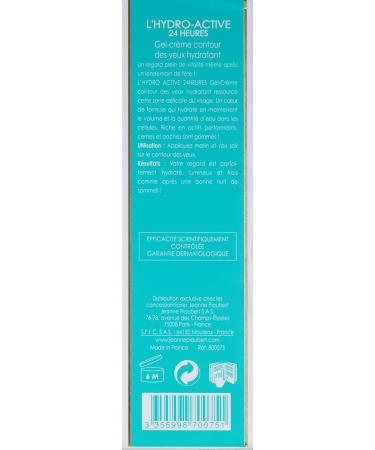 Jeanne Piaubert MJP L Hydr Act 24h Eye Contour Cream (15 ml) - Hydrating & Revitalizing Eye Care | International Shipping Available - Buy Online on GoSupps.com
