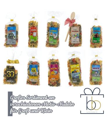 Bull & Bear Bunte e-Bike Noodles - Handmade Durum Wheat Semolina Pasta Gift Set (3x250g) - Buy Online on GoSupps.com