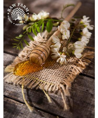 Organic Raw Acacia Blossom Bee Honey - 900g | Pure Raw Farm Honey - Buy Online on GoSupps.com