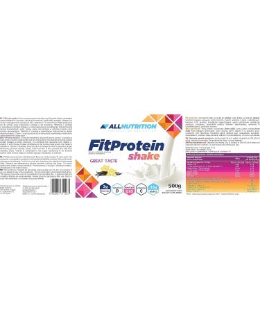 Allnutrition Fit Protein Shake Vanilla - 500g - Buy Online on GoSupps.com