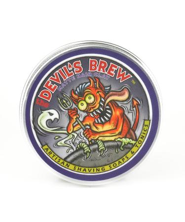 Buy THE DEVIL'S BREW Matte Hair Clay - Strong Hold Matte Shine Irish Tweed Scent | 3.4 oz - International Shipping Available - Buy Online on GoSupps.com