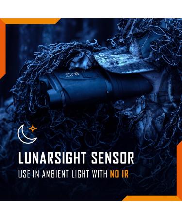 Nightfox Corsac 2 1080p HD Digital Infrared Night Vision Goggles | Records 1080p HD Footage  32GB Memory | 200yd+ Range | Dual Lens Extra-Large Viewing Screen | NVG Night Vision Binoculars with Camera - Buy Online on GoSupps.com