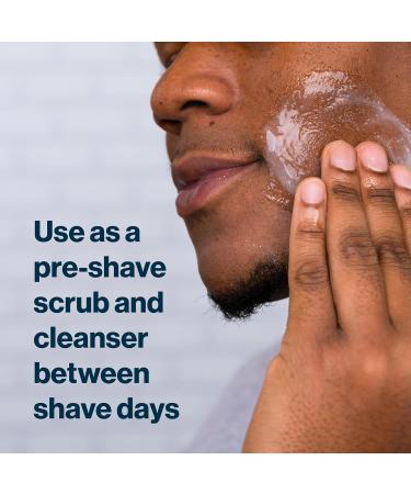 Gillette SkinGuard Face Scrub for Men 5 oz Daily Cleansing Exfoliating Face Scrub with Shea Butter and Charcoal - Buy Online on GoSupps.com