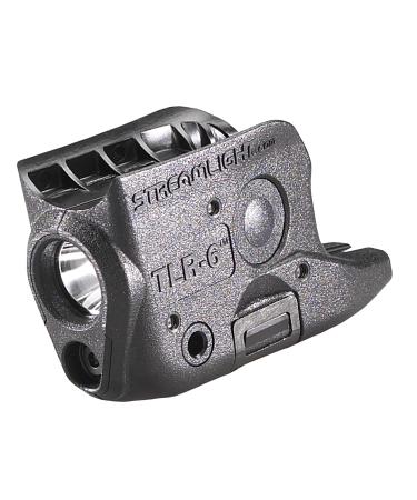 Streamlight 69270 TLR-6 100-Lumen Pistol Light with Integrated Red Aiming Laser Designed Exclusively and Solely for 42/43/43X/48 (No Rail or MOS), Black For Glock 42/43/43X/48 (No Rail or MOS) Black