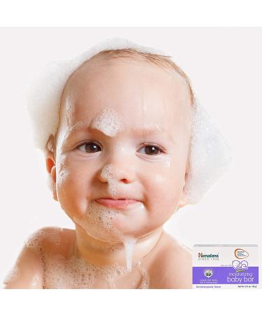 Himalaya Moisturizing Baby Bar - 4.41 oz (125 g) | Gentle Hydration for Delicate Skin - Buy Online on GoSupps.com