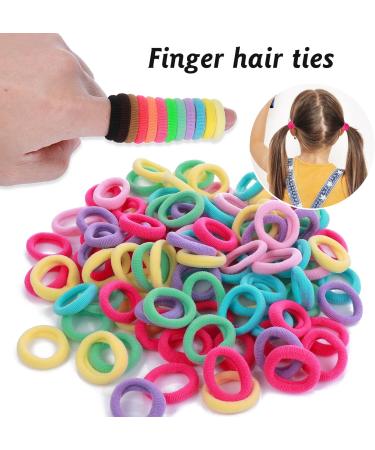 400PCS Toddler Hair Bobbles - Candy Colors Elastic Baby Hair Bands for Girls - Buy Online on GoSupps.com