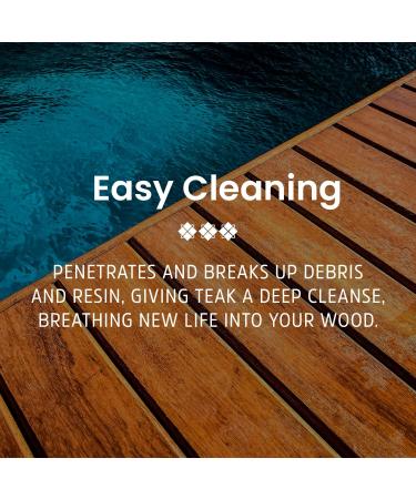 Super Cleaner: Water-Based Teak Cleaner & Brightener - Deep Clean & Protect Indoor & Outdoor Wood Furniture | 8 oz - Buy Online on GoSupps.com