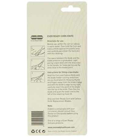 Ever Ready Corn and Callous Knife - Effective Foot Care Tool - Buy Online on GoSupps.com