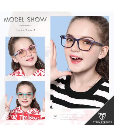 ATTCL Blue Light Filter Glasses for Kids Ages 3-10 | UV Blocking Computer & Gaming Glasses to Prevent Headaches - Buy Online on GoSupps.com