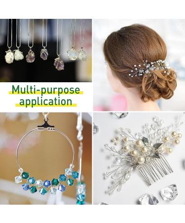 Hotop Jewelry Wire Set - 1mm Craft Wire with Pliers and Ring Sizer - Gold Silver Rose Gold - 25m Rolls - Beading Jewelry Aluminum Craft Wire - 182022 Gauge - Buy Online on GoSupps.com