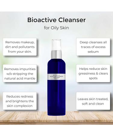 Bioactive Cleanser Face Wash for Oily Skin | Gentle Deep Cleansing Reduces Redness & Irritation | Made in USA 4.5 fl. oz - Buy Online on GoSupps.com