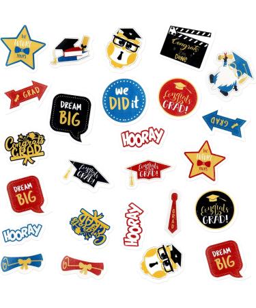 Ercadio 72 Pack Graduation Edible Cupcake Toppers Class of 2024 Grad Cap Cupcake Picks for 2024 Graduation Theme Party Cake Decorations Supplies Edible-72 - Buy Online on GoSupps.com