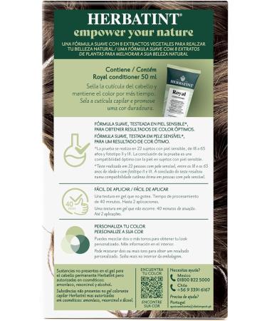  Herbatint Herbatint 7D Golden Blonde Permanent Hair Gel 170 ml ammonia-free optimal gray coverage with 8 organic extracts for long-lasting and soft color - Buy Online on GoSupps.com