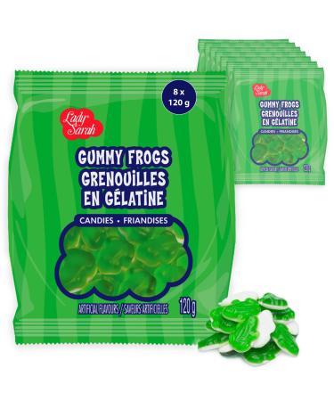 Gummy Frogs (Gummy Frogs 960g (8 x 120g) 120 g per Bag)