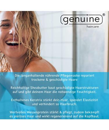 Intensive Shea Butter Hair Mask - Moisture Treatment for Dry Curly Hair | Wet & Shine Genuine Haircare - Buy Online on GoSupps.com