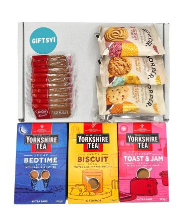 British Tea Gift Set with Lotus Biscoff Cookies and English Tea Biscuits - Perfect Tea Gift Basket for Women | Includes Tea Lovers Poem and Teaspoon | UK Imported - Buy Online on GoSupps.com