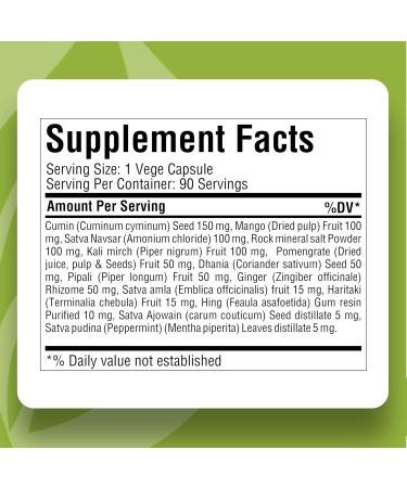 Herbsforever Digestive Care -Support Metabolism Gut Health-Gas & Bloating Relief Colon Cleanse with Ginger Peppermint Asafoetida+13 Ayurvedic Herb|Spice| Enzyms|Minrals|90Veg Capsules|800mg - Buy Online on GoSupps.com