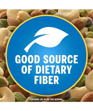 PLANTERS Pistachio Lover's Mix - 1.25 lb Resealable Canister | Almonds, Cashews & Sea Salt Snack | Kosher & Savory - Buy Online on GoSupps.com