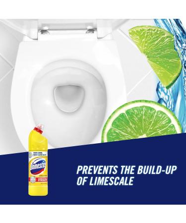 Domestos Citrus Fresh Thick Bleach eliminates 99.9% of bacteria and viruses disinfectant to protect against germs 9x 750 ml - Buy Online on GoSupps.com