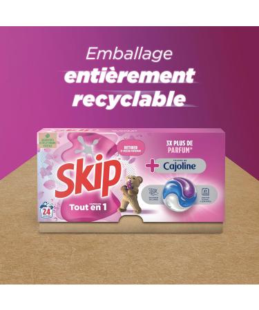 Skip Detergent Capsules All-in-1 Cajoline Touch 3 x 24 Washes - Buy Online on GoSupps.com