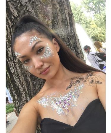  Beyond Chunky BG06 Glitter for Festival Look Glitter Face Body Hair 50g Silver - Buy Online on GoSupps.com