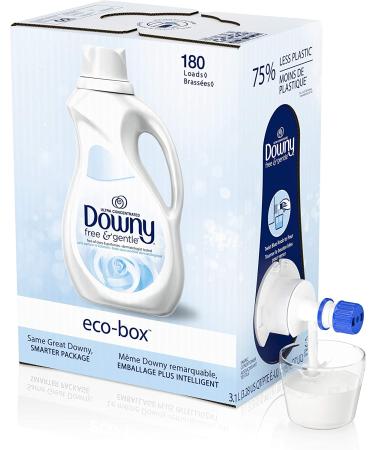 Downy Eco-box Ultra Concentrated Liquid Fabric Conditioner (fabric Softener)  Free & Gentle  180 Loads  105 Fl Oz - Buy Online on GoSupps.com