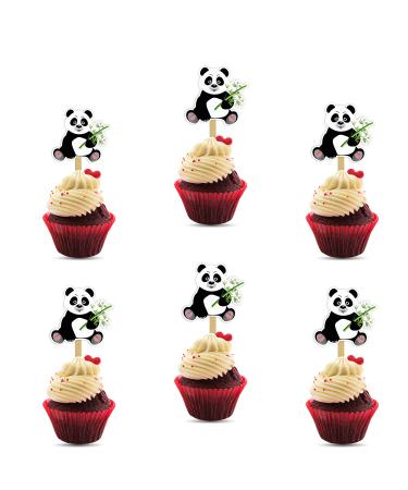 Seyal Panda Cupcake Topper Seyal Panda Cupcake Decoration