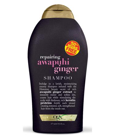 Organix Awapuhi Ginger Shampoo Bonus 19.5 Ounce