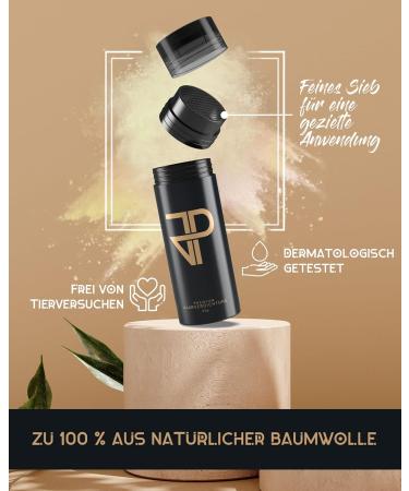 JP Confidence Premium Scatter Hair - 100% Natural Dark Brown Hairdressing Quality for Men & Women - Authentic Look Ideal for Hair Compression - Buy Online on GoSupps.com