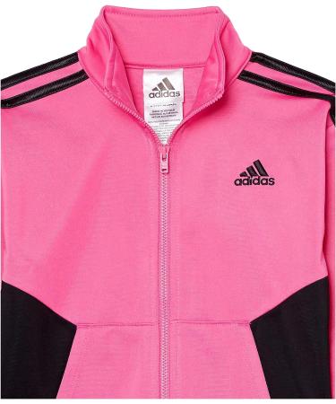 adidas Girls Zip Front Classic Tricot Jacket and Joggers Set 4T - Pulse Magenta | Shop Now - Buy Online on GoSupps.com