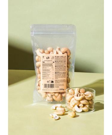 KoRo - Premium Cashew Nuts 200 g - Whole Nuts - Natural - No Additives