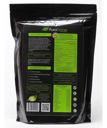 PuraDyme Raw Liyf Protein Powder 900g - Natural Vegan Protein for Optimal Health | International Shipping Available - Buy Online on GoSupps.com