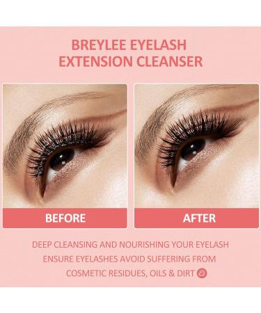 Buy Breylee Eyelash Shampoo - 200ml Eyelash Care for Salon & Home Use Eyelash Extension Makeup Remover with 2 Brushes | International Shipping - Buy Online on GoSupps.com