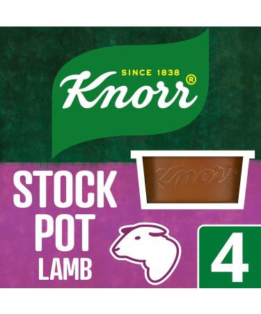 Knorr Lamb Stock Pots gluten-free to add a rich lamb flavour to your dishes 4x 28 g - Buy Online on GoSupps.com