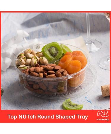 Dried Fruit & Nuts Gift Basket in Red Box - Holiday Gourmet Bouquet for Adults - Kosher Snack Tray for Men & Women - 4 Piece Assortment - Buy Online on GoSupps.com