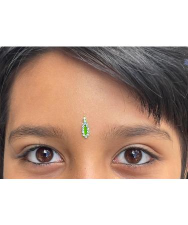 Shop Viviraa 8-Pack Colorful Indian Bindis | Bollywood Face Jewels & Forehead Stickers for Kids Girls & Women - Adhesive Body Jewelry - Buy Online on GoSupps.com