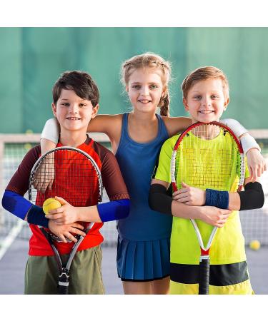 Lenwen 4 Pairs Kids Elbow Brace - Compression Arm Sleeves for Boys & Girls | Elbow Protectors for Basketball Volleyball Tennis Cycling | Youth Sports Gear (L - Buy Online on GoSupps.com