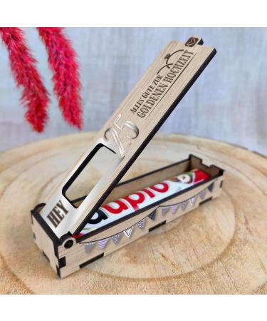 Silver Wedding Gift - Chocolate Bar Gift Box with Duplo | Happy 25th Anniversary Silver Wedding Decorations & Gift Ideas - Buy Online on GoSupps.com