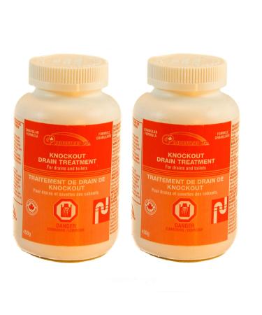 Knockout Pellet Drain Treatment - 2x 450g Bottles